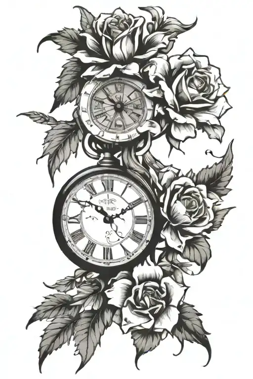 Open Broken Clock Date 2Nd September December Birth Flowers