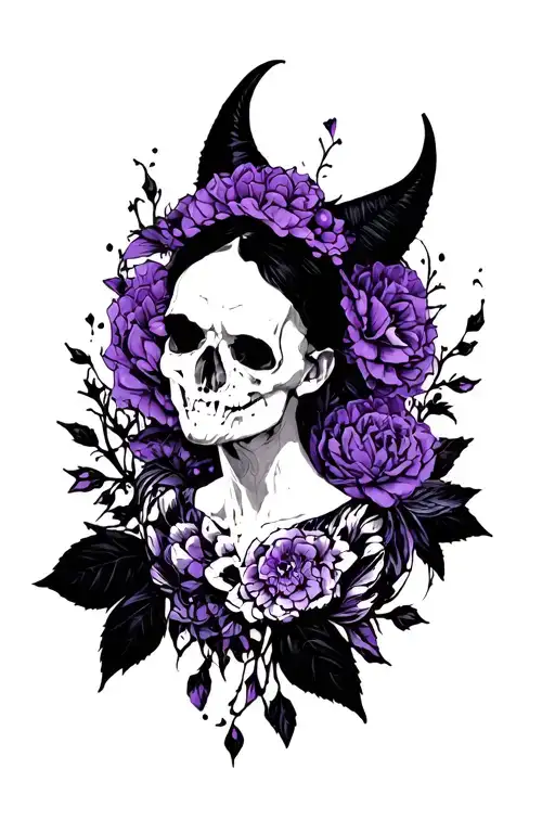 Gothic Purple And Black