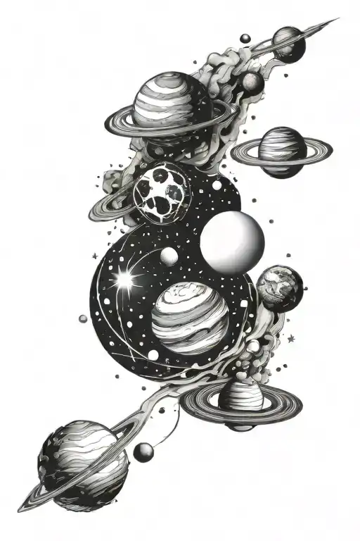 Space Planets Stars And Nebulas