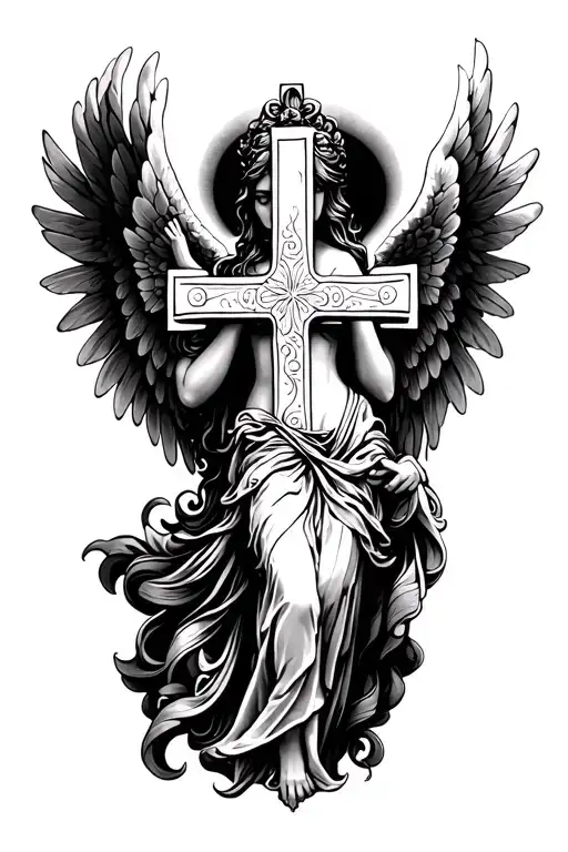 Angel And Cross
