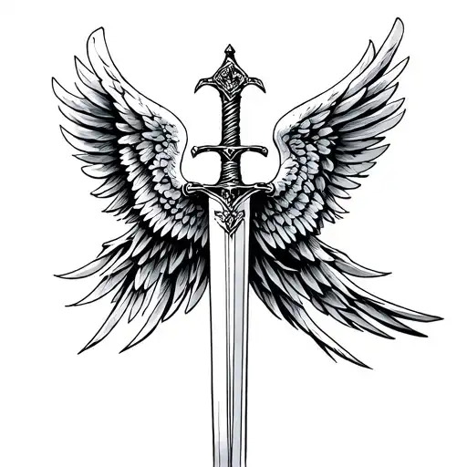 Angel Sword And Heaven