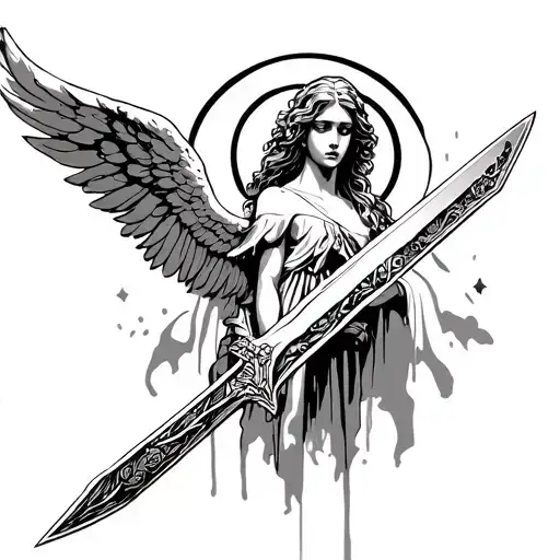 Angel Sword And Heaven