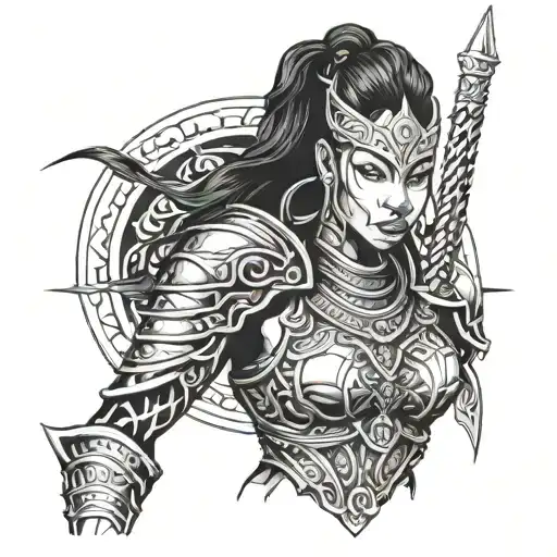 Black Female Warrior