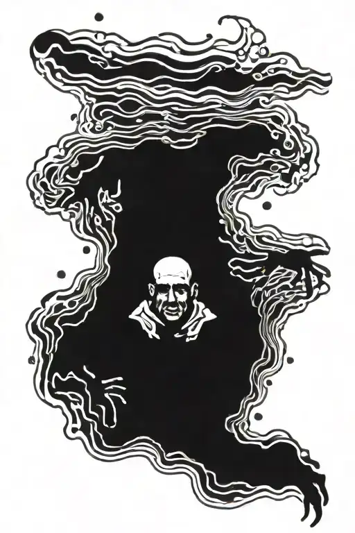 Drowning Man Under Water Reaching Deep