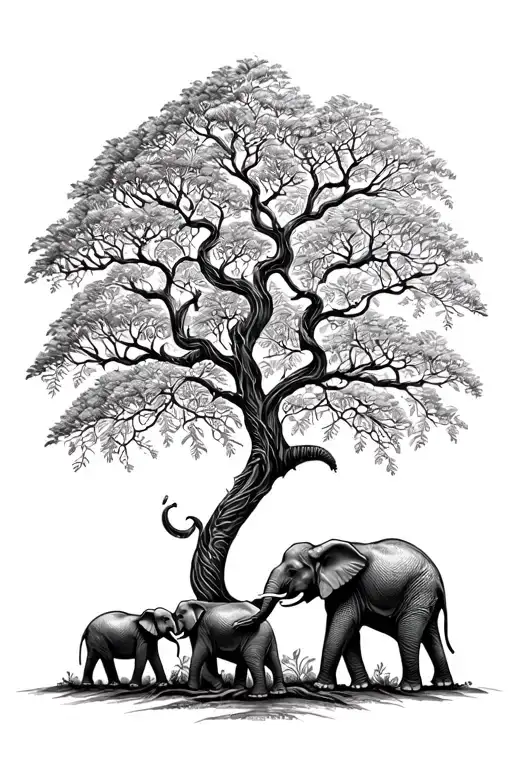 Elephant Family Tree