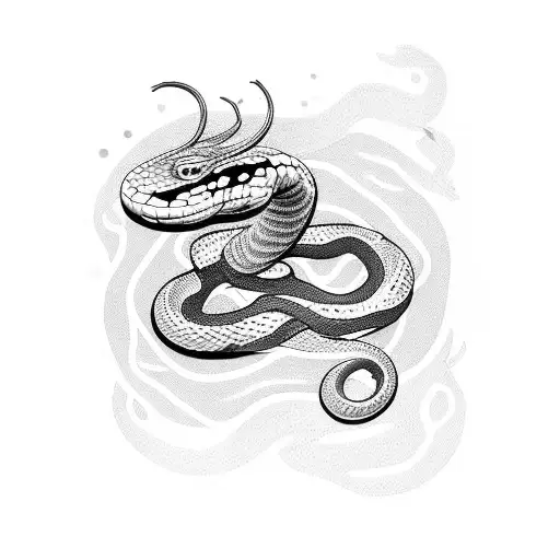 Snake On Danger With Date On It