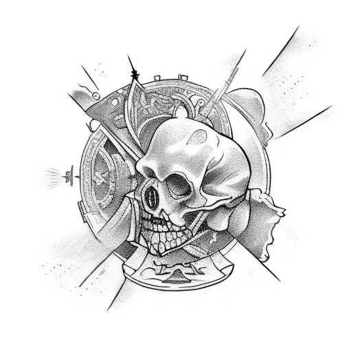 Create A Tattoo Blending The Musical Hamiton And The Movie Treasure Planet