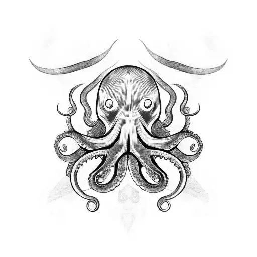 Octopus With Trident