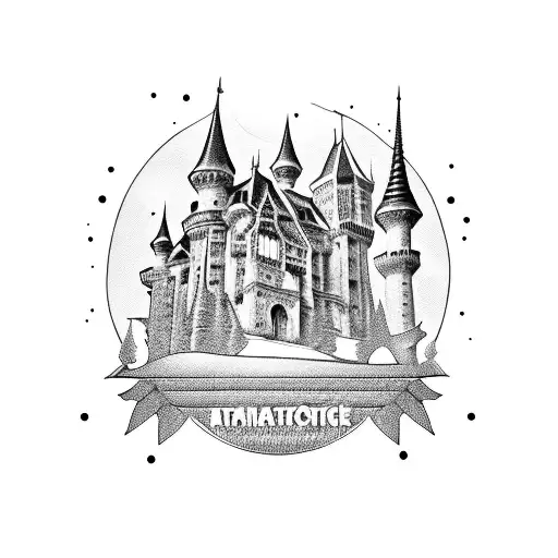 Gothic Castle But Futuristic