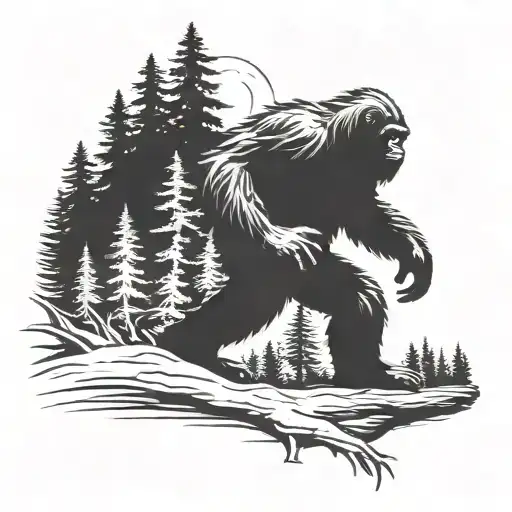 Bigfoot Sillouette