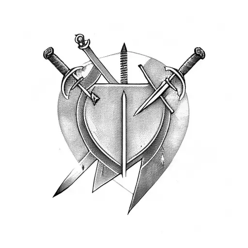 Sword Stabbing A Heart