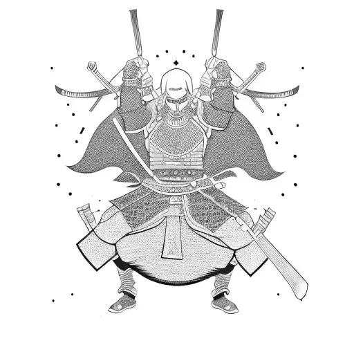 Samurai With Sword