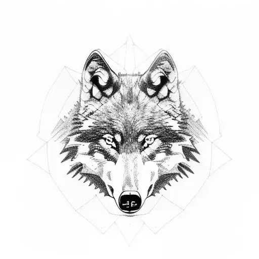 Wolf And Bear With Nature