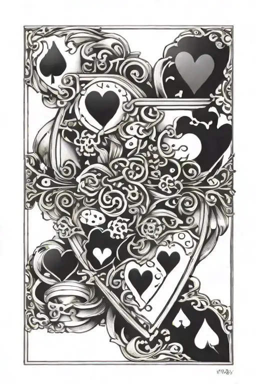 Tribute To Loved One With Jack Of Hearts Card
