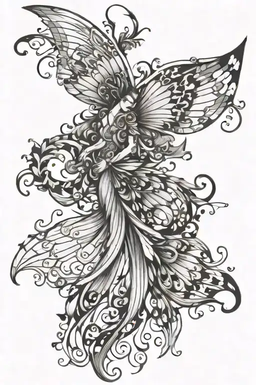 Fairy Wings Spread Wide