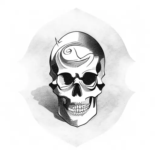 Skull In A Bourbon Bottle