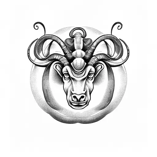 Aries Horns With Pisces