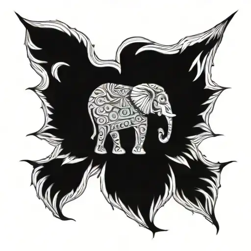 Elephant Wing Attached