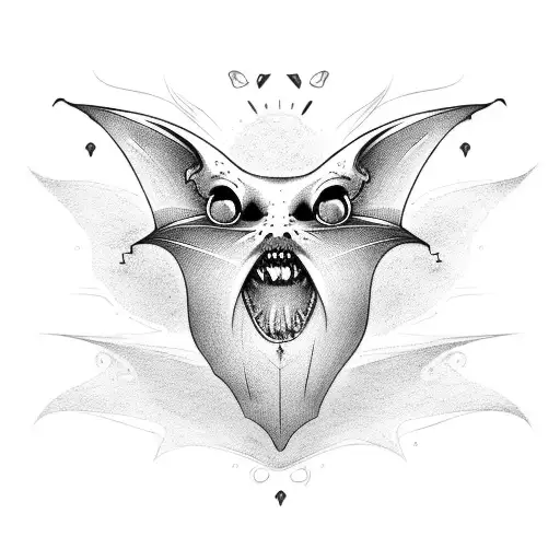 Hanging Vampire Bat