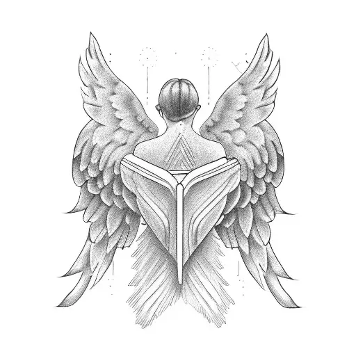 Text With Angel Wings