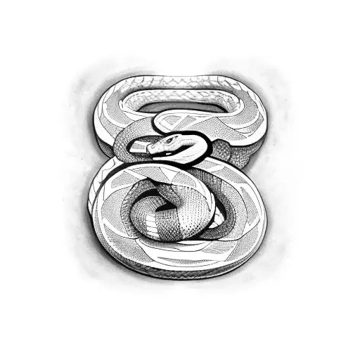 Snake Coil For Chest