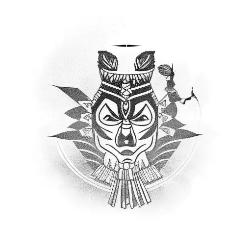 Paraguayan Native Indigenous Style On The Arm