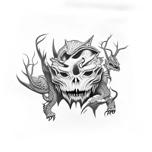 Scary Monsters And A Outdoor Themed Background