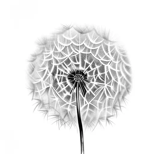 Dandelion With Words Just Breathe