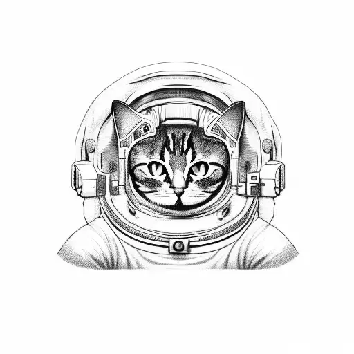 Astronaut Cat