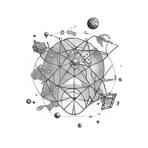 Galaxy Filled With Mathematical Equations