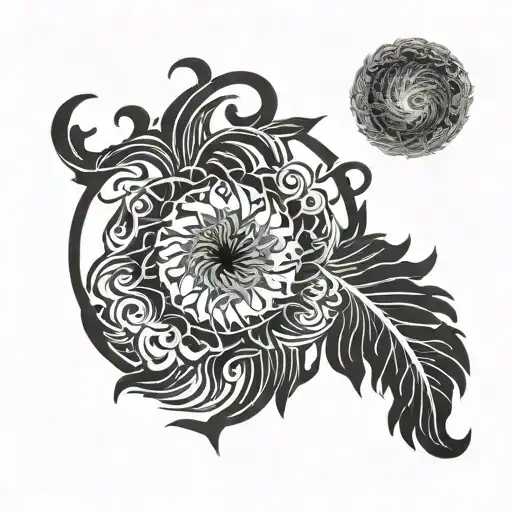 Flaming Circle Shape