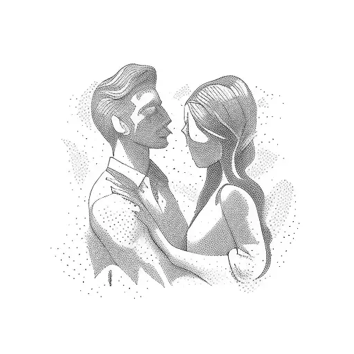 Man Propsing A Girl Under A Tree