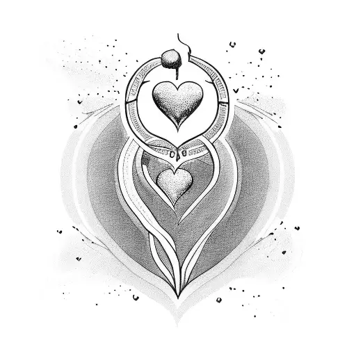 Heart Full Of Love With Virgo Sign And 3 Treasures