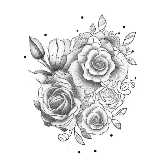 Inspirational Quote Surrounded By Delicate Flowers