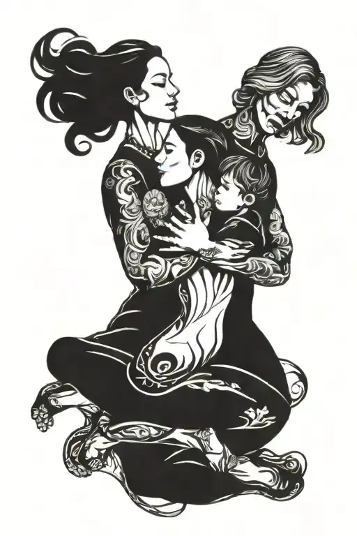 Mother Daughter Strength Intuition Using Flowing