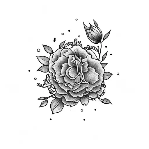 Inspirational Quote Surrounded By Delicate Flowers