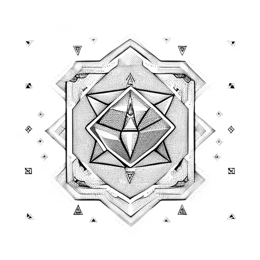 Cryptocurrency Symbols Intertwined With Aztec Mythology Figures