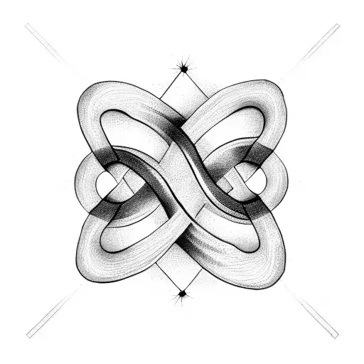 Infinity Symbol With S And U