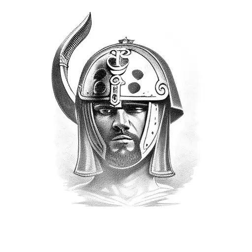 Create A Roman Gladiator Tattoo With A Bible Verse Inscribed