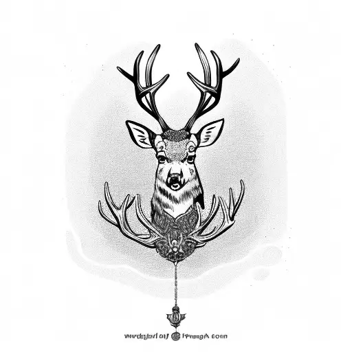 Deer With Big Chain