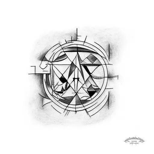 Abstract Representation Of Picasso's Guernica