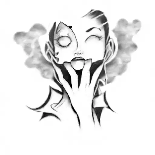 A Person In A Dark Room