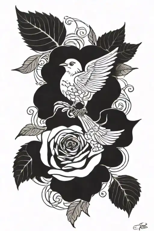 Rose And A Bird Carpediem