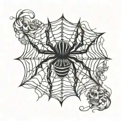 Horror Circus Emo Spiderweb