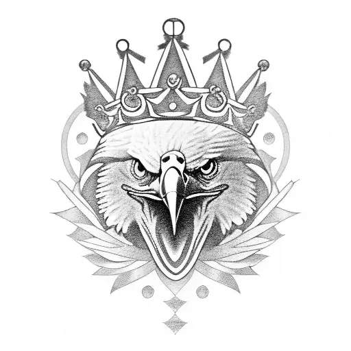 Eagle With Crown