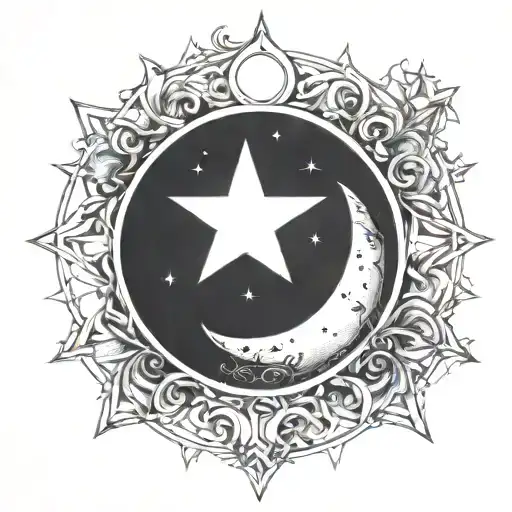 Moon And Star
