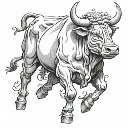 A Bull Being Celebrated