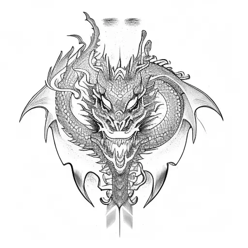 A Dragon On A Man's Chest