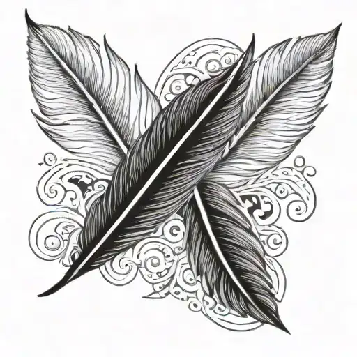 One Feather And A Tiny Denarius