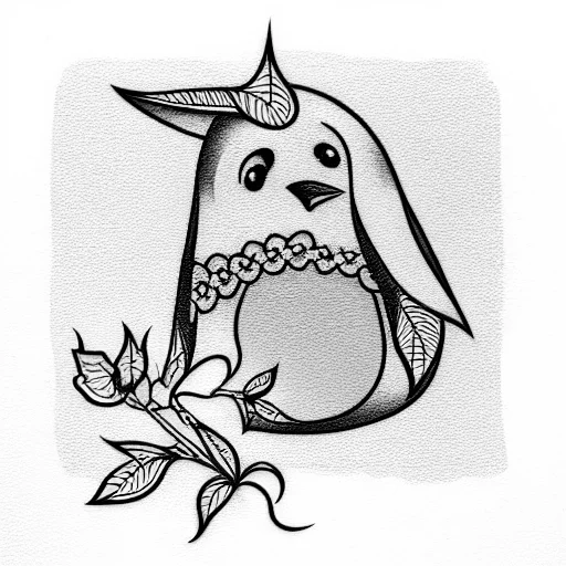 Pink Baby Girl Penguin